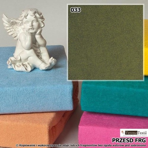 Prześcieradło z gumką JERSEY 120 cm x 200 cm  kol.033