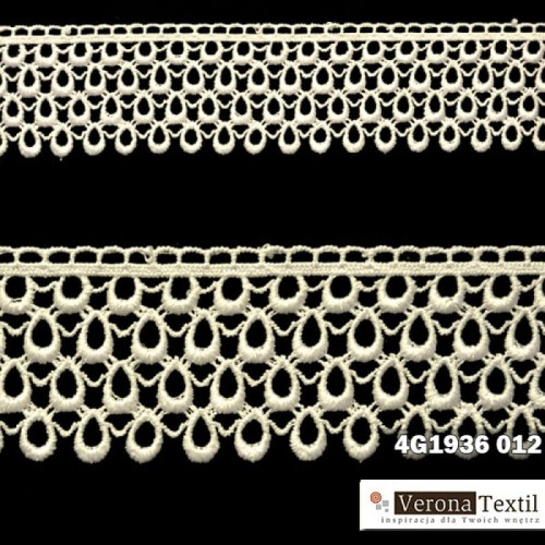 Gipiura motek 4G 1936 5 cm ecru