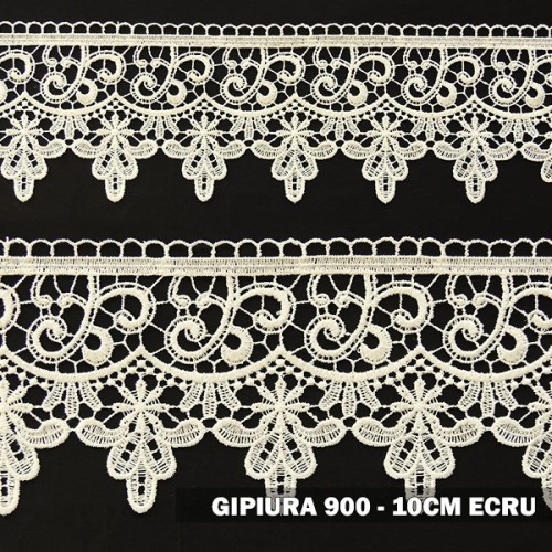 Gipiura motek  900 10 cm ecru