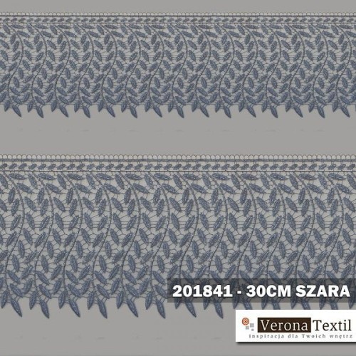 Gipiura motek 201841 30 cm szara