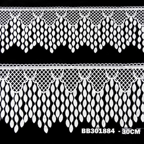Gipiura motek 301884 30 cm biała