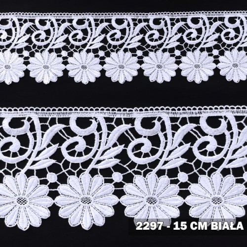 Gipiura motek 2297 15 cm biała
