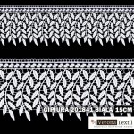 Gipiura motek 201841 15 cm biała