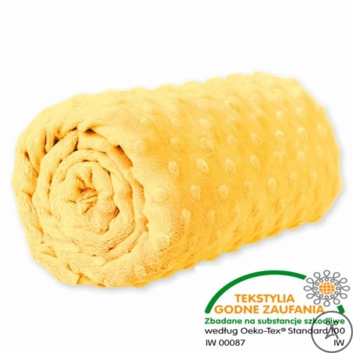 Polar Minky ciemny żółty szer/160 cm