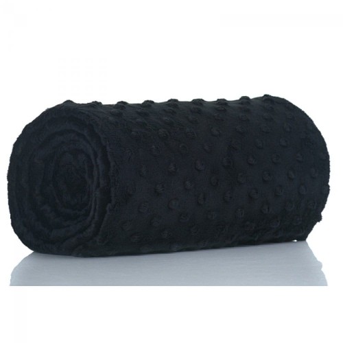 Polar Minky czarny szer/160 cm