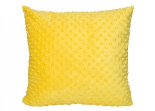 Poszewka MINKY 40x40 żółta