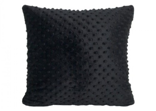 Poszewka MINKY 40x40 czarna