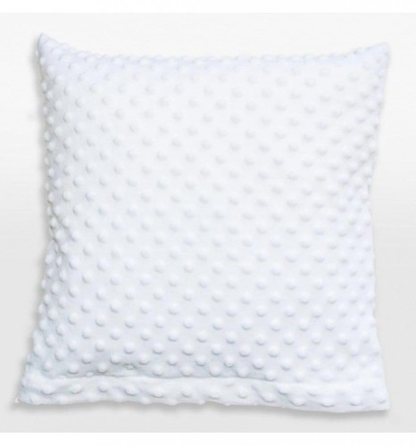 Poszewka MINKY 40x40 biała