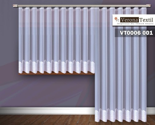 Komplet balkonowy Kornelia woal 230x500 VT 006 001