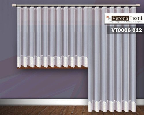 Komplet balkonowy Kornelia woal 230x500 VT 006 012