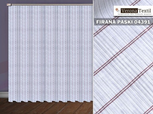Firana fantazyjna paski 04391 280