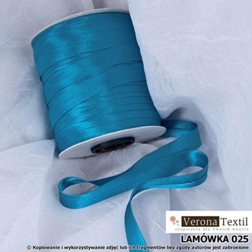 Lamówka atłasowa 025 turkus