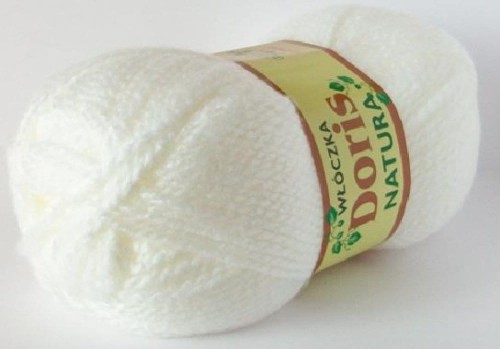 Włóczka DORIS 150 biała