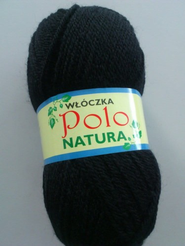 Włóczka POLO 30 czarna