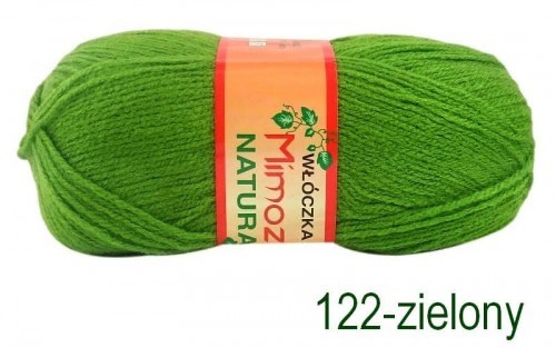Włóczka MIMOZA 122 zielony