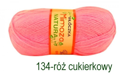 Włóczka MIMOZA 134 róż