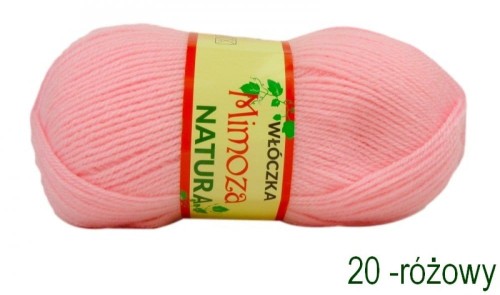 Włóczka MIMOZA 20 róż