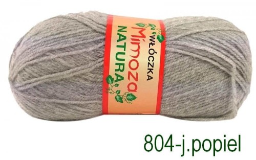 Włóczka MIMOZA 804 j.popiel