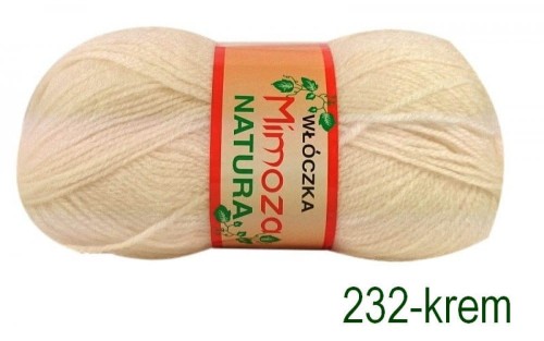 Włóczka MIMOZA 232 krem