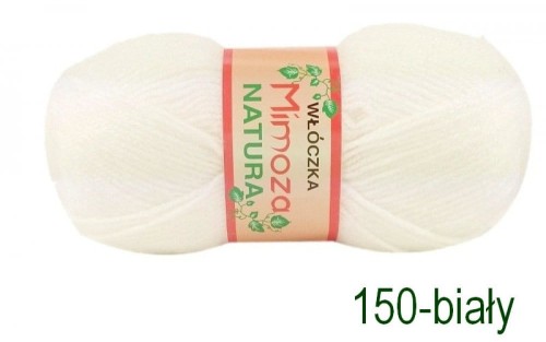 Włóczka MIMOZA 150 biała
