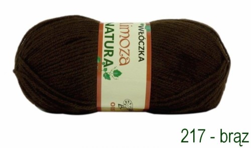 Włóczka MIMOZA 217 brąz