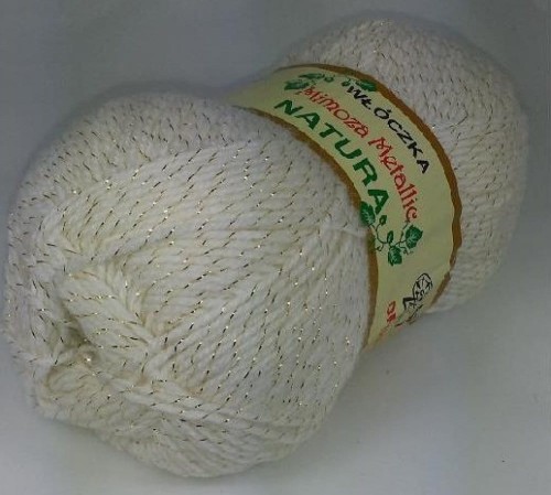 Włóczka MIMOZA METALLIC kol.150 G