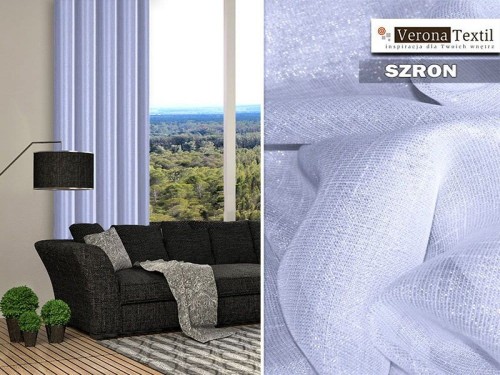 Materiał zasłonowy batyst szron mrożony biały 140