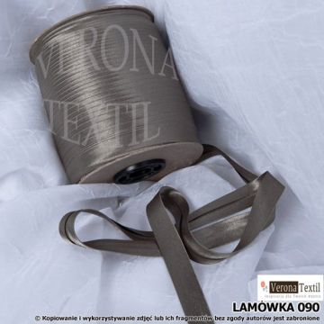 Lamówka atłasowa 90 popielata