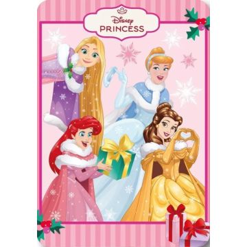 Koc polarowy  PRINCESS KSIĘŻNICZKI 100x140  5585