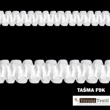 Taśma marszcząca 3,3 cm smok bawełna 1:2 50m