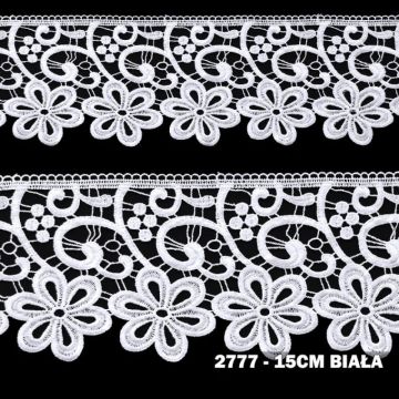 Gipiura motek 2777 15 cm biała