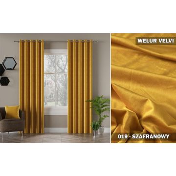 Gotowa zasłona velvi na taśmie 019