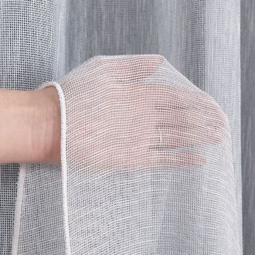 DALIDA Firana fantazyjna,siatka , lekka zasłona, kolor   008 pastelowo niebieski.