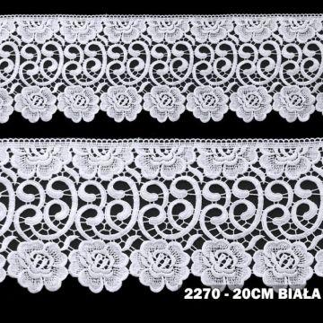 Gipiura motek 2270 20 cm biała