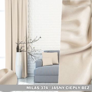 Gotowa zasłona na taśmie Milas 374
