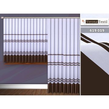 Komplet balkonowy woal 619 19