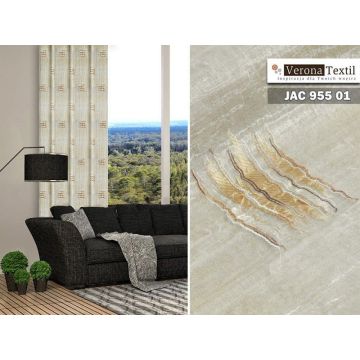 Materiał zasłonowy lekki  JAC 955 01 140 – na metry (cena za 1 mb)