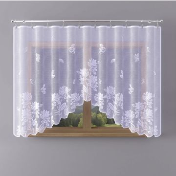 Firanka żakardowa 150x300 odpasowana do łuku – na metry (cena za 1 mb)