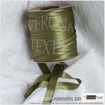 Lamówka atłasowa 103 zielona