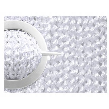 FIRANKA GOTOWA MAKARON ŚWIDEREK 250X300 SREBRO NIĆ