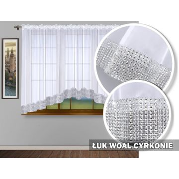 Firana łuk cyrkonie