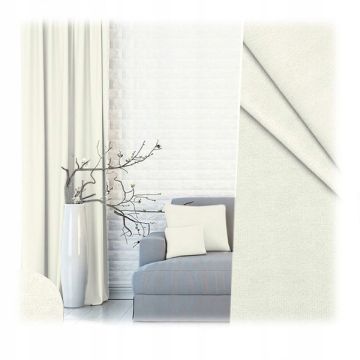 TKANINA ZASŁONOWA MATERIAŁ MB MILAS 002 CIEMNY KREMOWY 140 – na metry (cena za 1 mb)