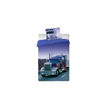 Pościel bawełniana 160x200 TRUCK Turbo 002