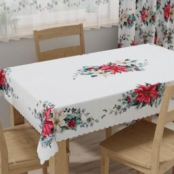 Obrus 140x240 GWIAZDA BETLEJEMAKA  -  BOŻE NARODZENIE