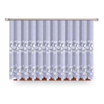 FIRANKA GOTOWA ŻAKARDOWA 17480 PROSTA