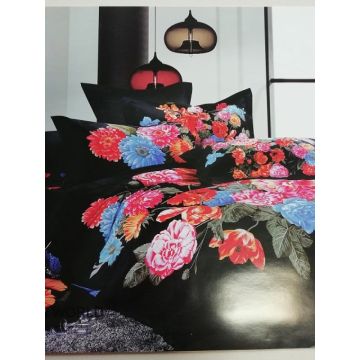 Pościel satyna bawełniana 160X200  box Bukiet