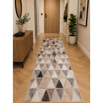 Dywanik,mata podłogowa, antypoślizgowa SUPER MAGIC Geometria ,  szer.66cm – na metry (cena za 1 mb)