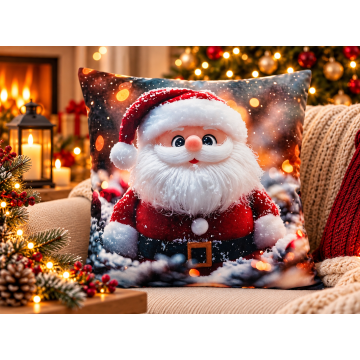 Poszewka dekoracyjna świąteczna – Uroczy Mikołaj | Magia Świąt 133/24