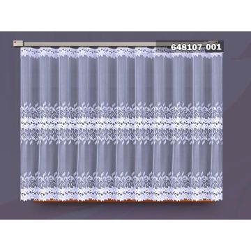 Firanka żakardowa 160x400 prosta 648107 – na metry (cena za 1 mb)