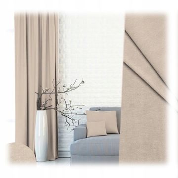 ZASŁONA GOTOWA MILAS 230X140 TAŚMA ŻABKI MIX KOLORÓW